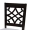 Baxton Studio Elena Modern and Contemporary Grey Fabric and Dark Brown Finished Wood 7-Piece Dining Set 174-10534-10894-Zoro - alternate 8